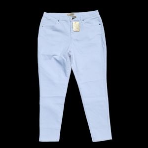 HYBRID & COMPANY | White Super Stretch Skinny Jeans